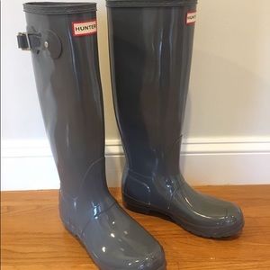 HUNTER ORIGINAL TALL GLOSS RAIN BOOT